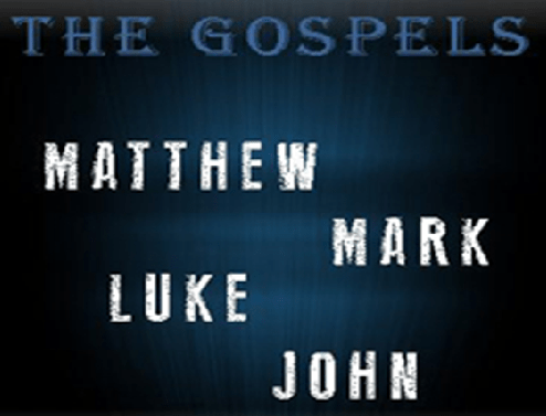 The four Gospels, Matthew, Mark, Luke and John