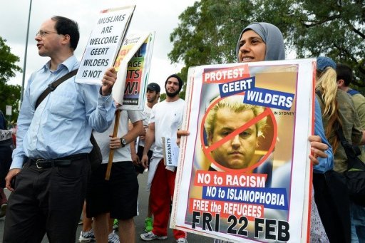 Wilders’ inflammatory speeches against Islam in Australia, have triggered protests from Muslims in Australia.