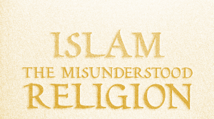 Islam misunderstood religion
