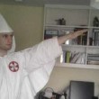 Darren Fletcher kitted out in KKK costume(Facebook)