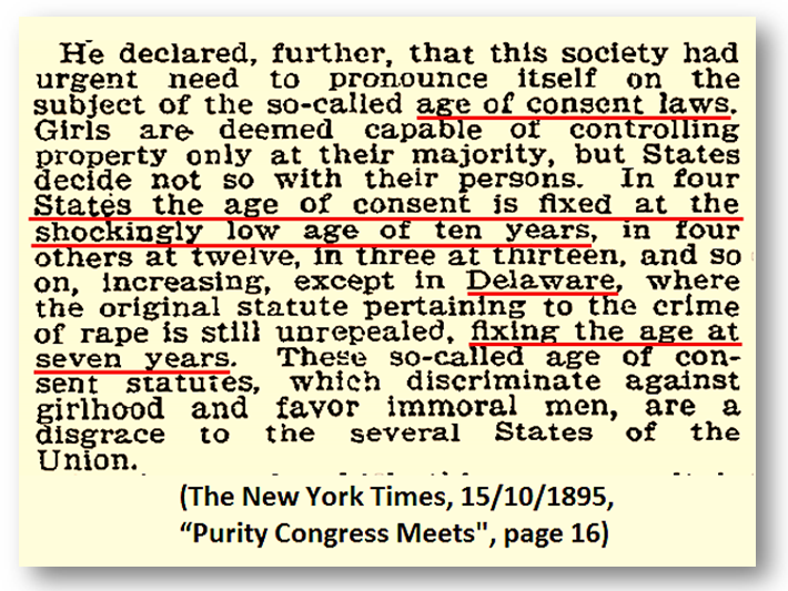 Excerpt quote from The New York Times, 15th October 1895 - credit NYT